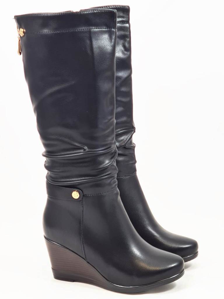Cizme dama negre Adelina biashoes.ro imagine reduceri